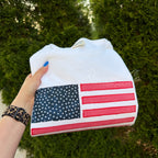 Appliqué Flag Sweatshirt