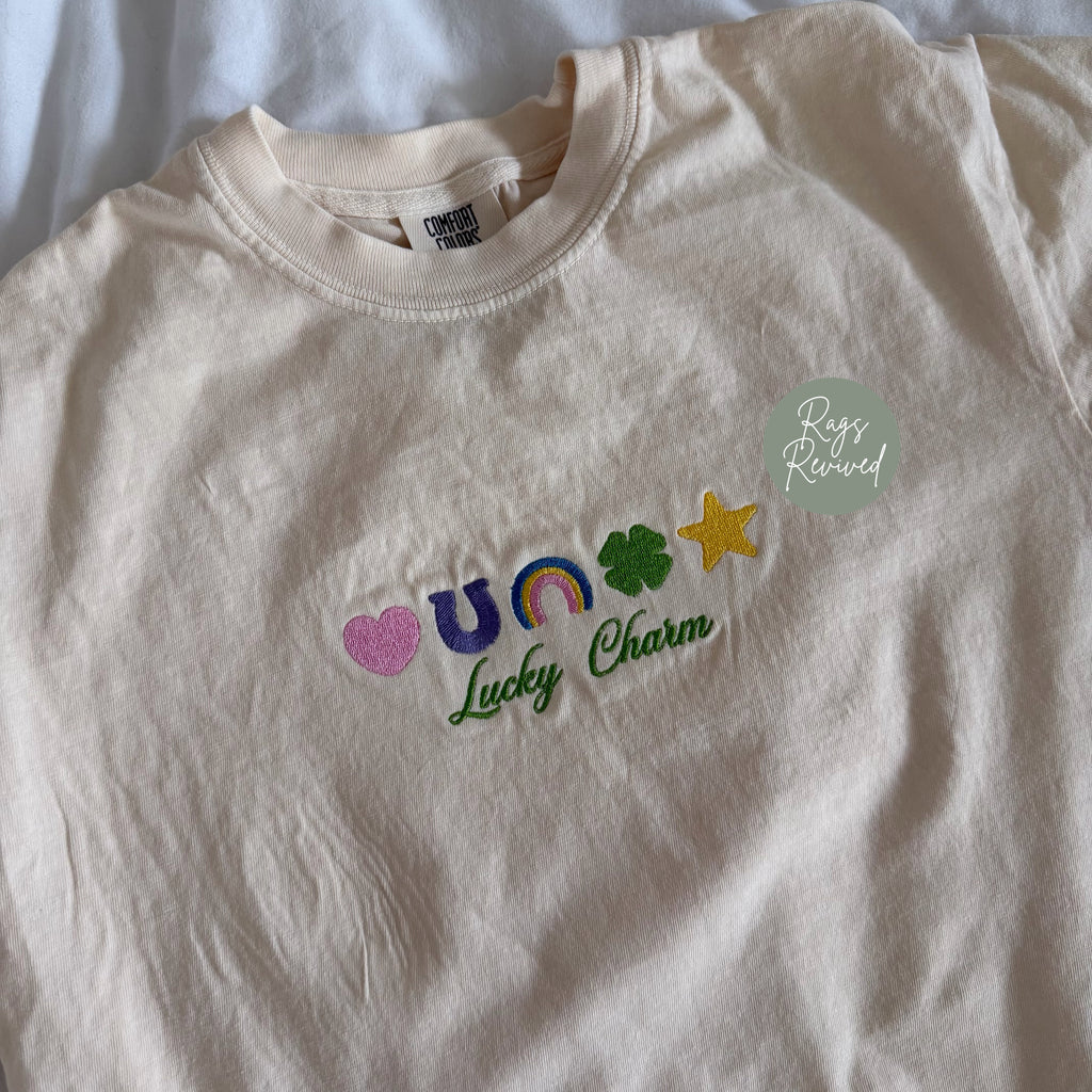 Lucky Charm Boxy Crop Tee