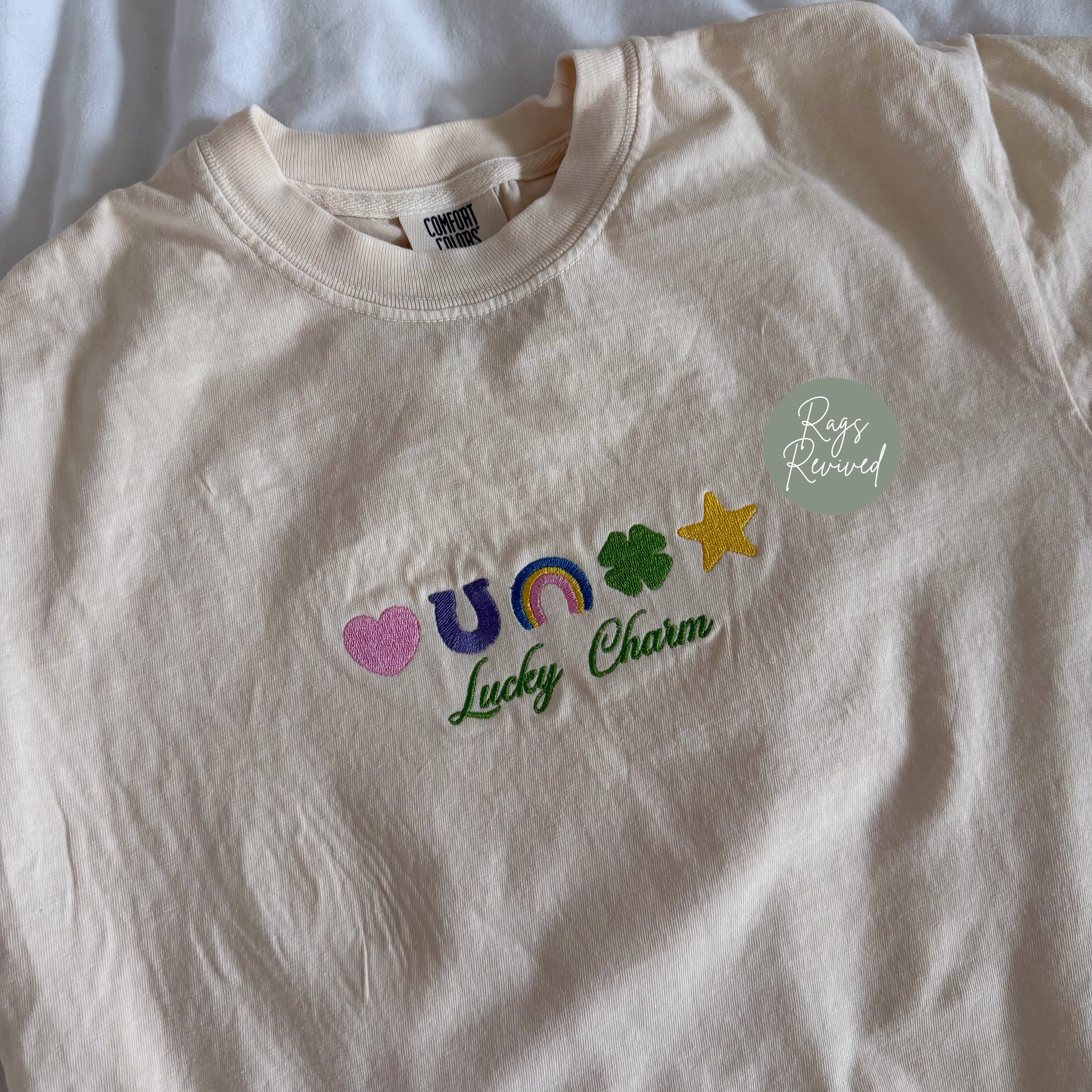 Lucky Charm Boxy Crop Tee