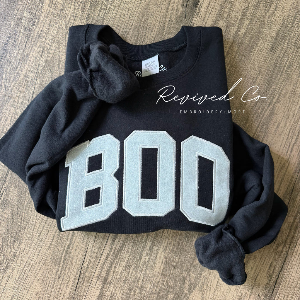 Boo Glitter Sweatshirt
