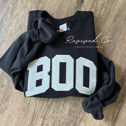 Boo Glitter Sweatshirt