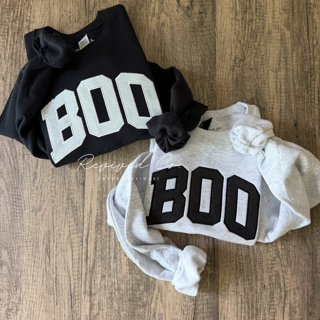 Boo Glitter Sweatshirt