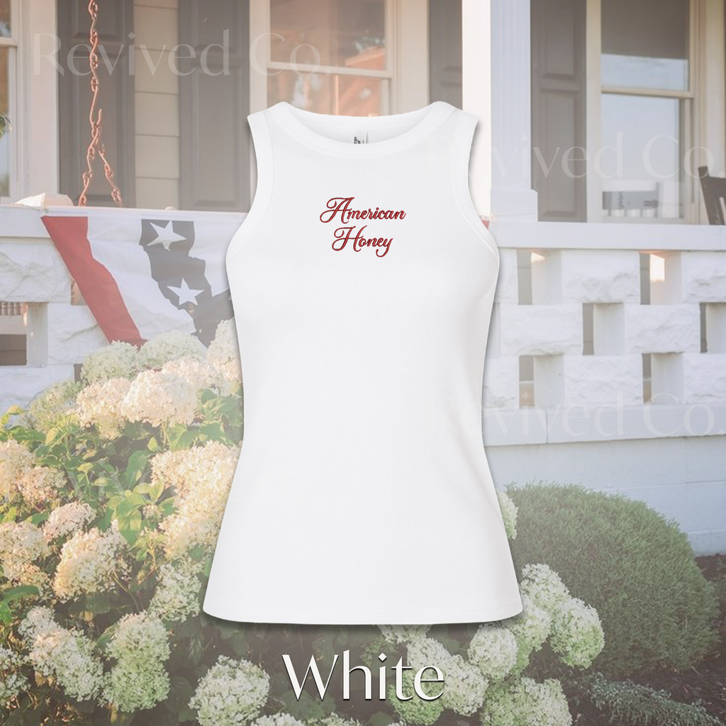 American Honey Rib Tank