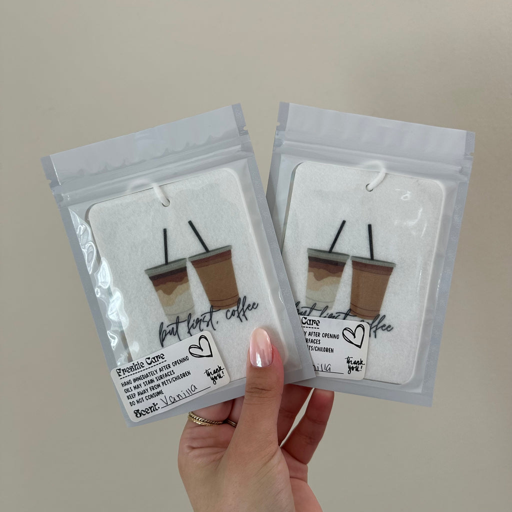 But First, Coffee Car Air Freshener