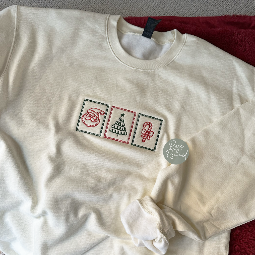 Christmas Stamps Sweatshirt