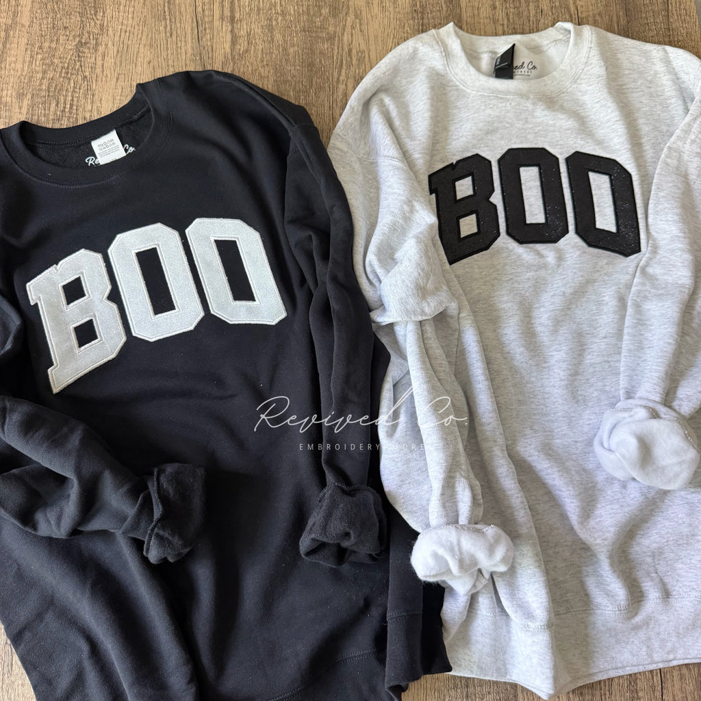 Boo Glitter Sweatshirt