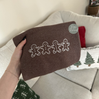 Embroidered Gingerbread Sweater