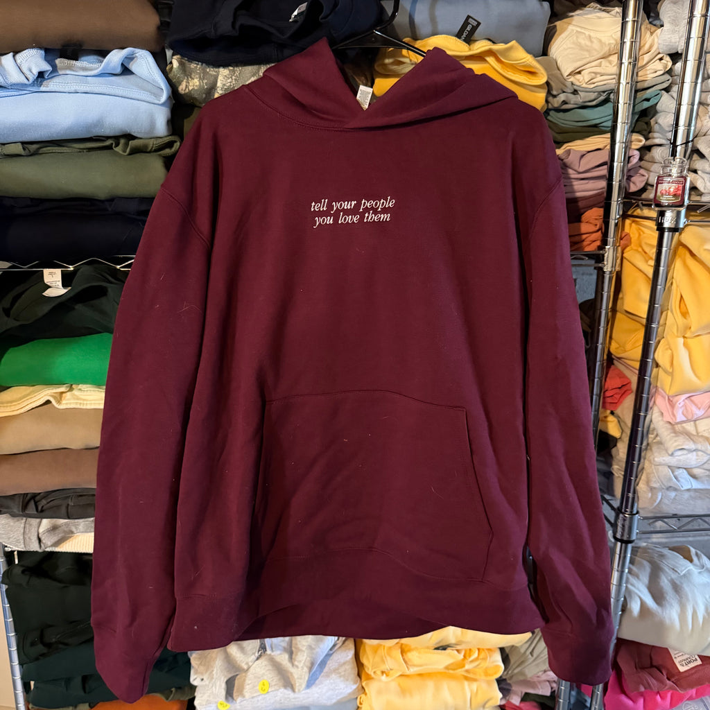 Love You Hoodie - XL - No Flaws