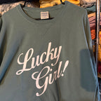 Lucky Girl Sweatshirt - L - No Flaws