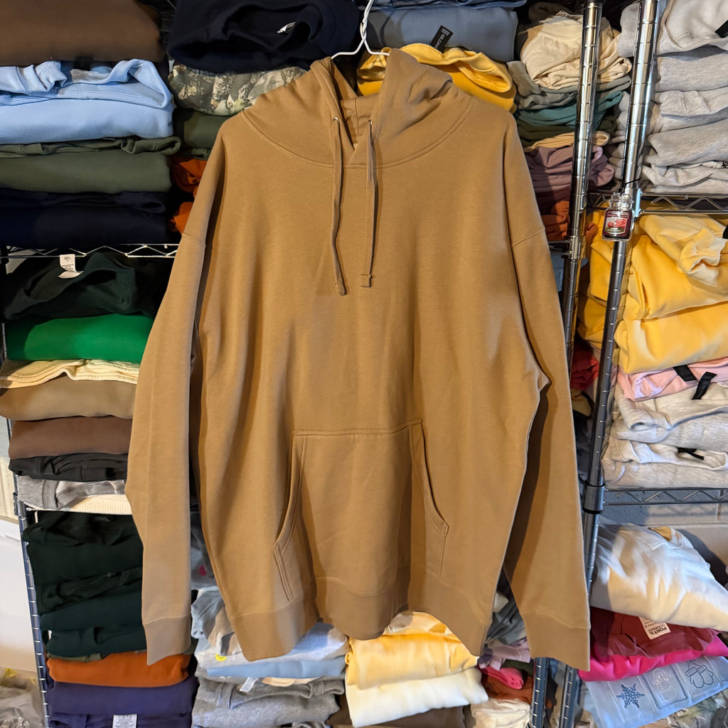 BLANK Tan Hoodie - XL - No Flaws