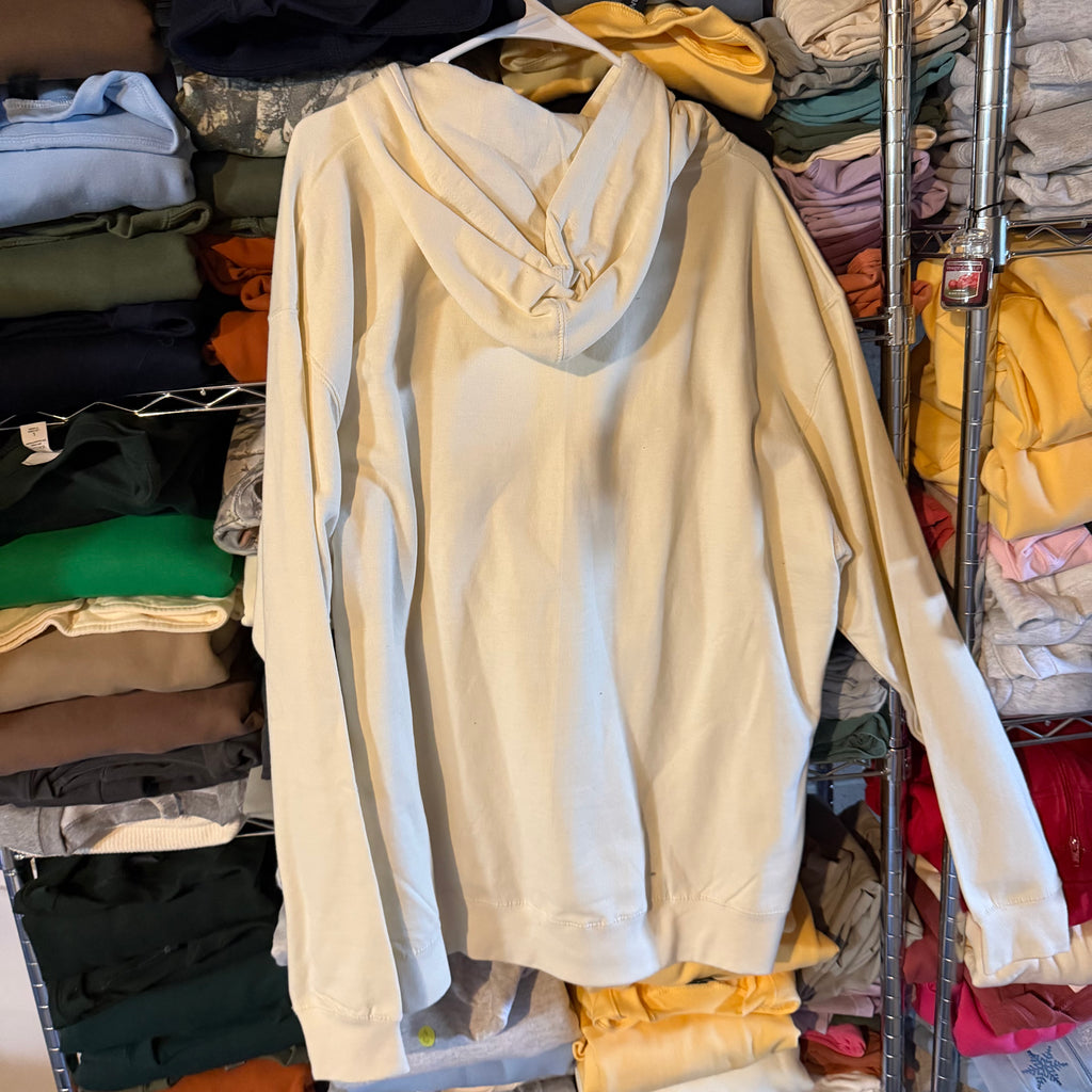 BLANK Ivory Hoodie - L - No Flaws