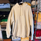 BLANK Heavyweight Ivory Hoodie - L - No Flaws