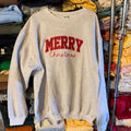 Merry Christmas Sweatshirt - XL - Flawed