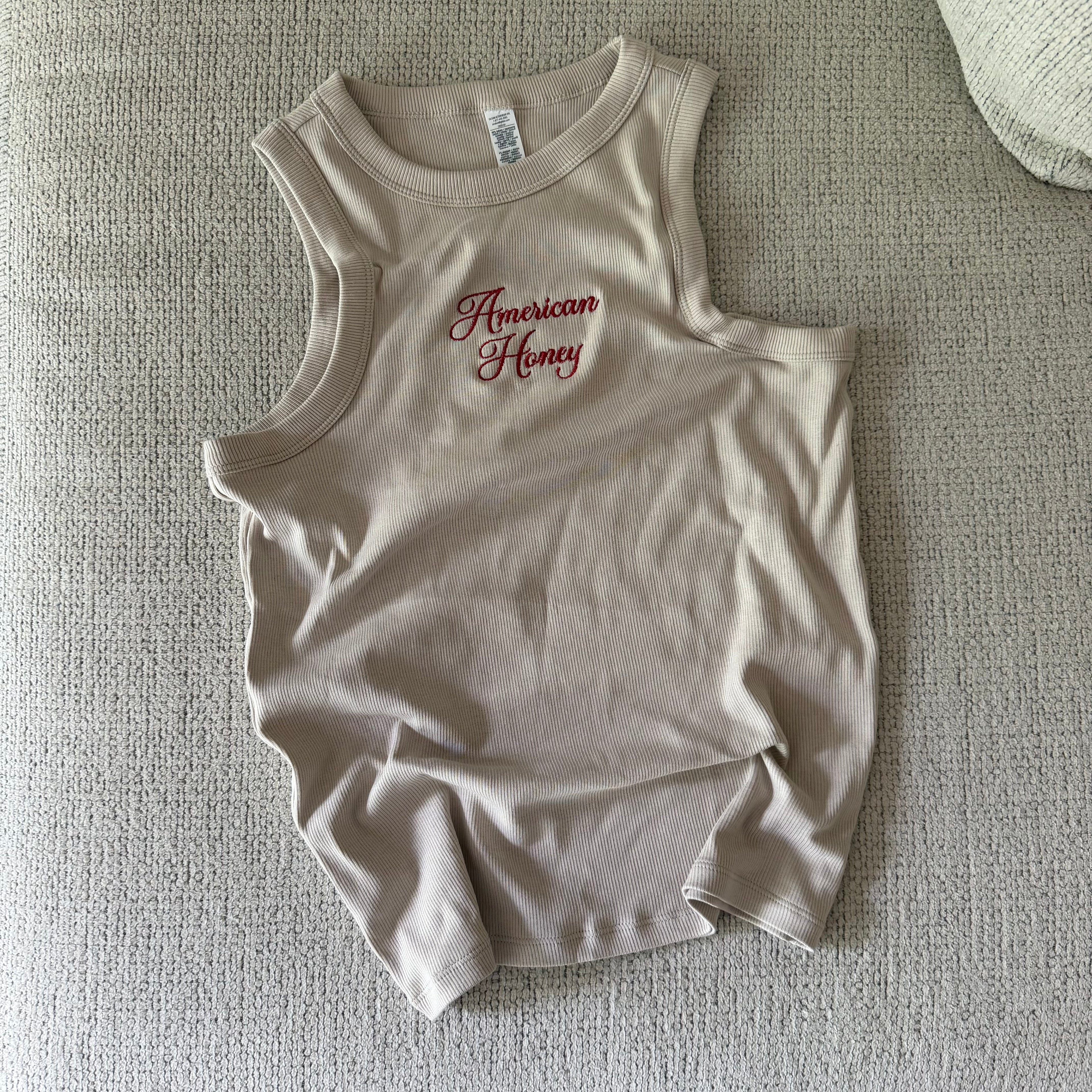 American Honey Rib Tank