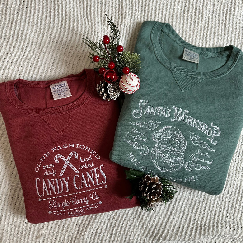 Old Fashion Candy Canes Sweatshirt