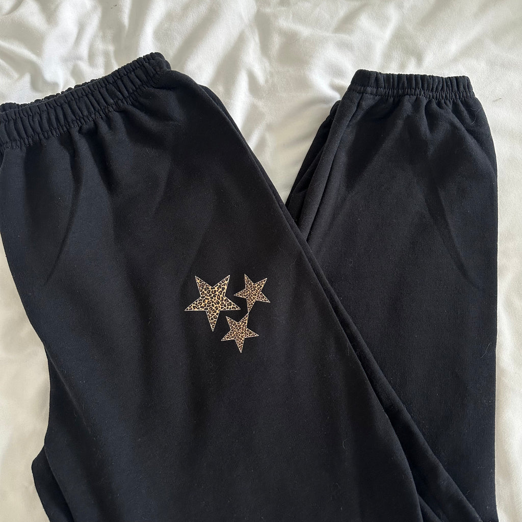 Leopard Stars Sweatpants