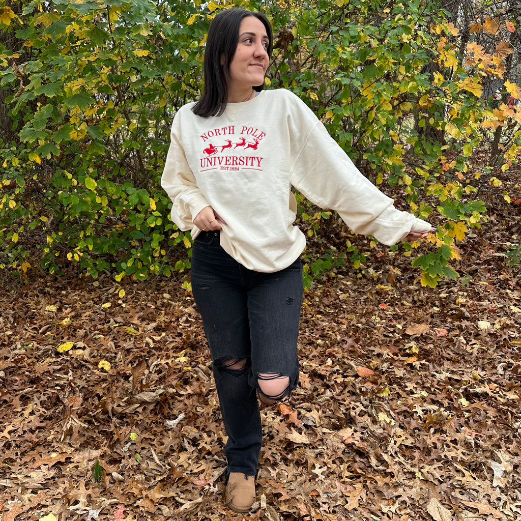 North Pole University Crewneck