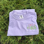 Flowers Pocket T-Shirt
