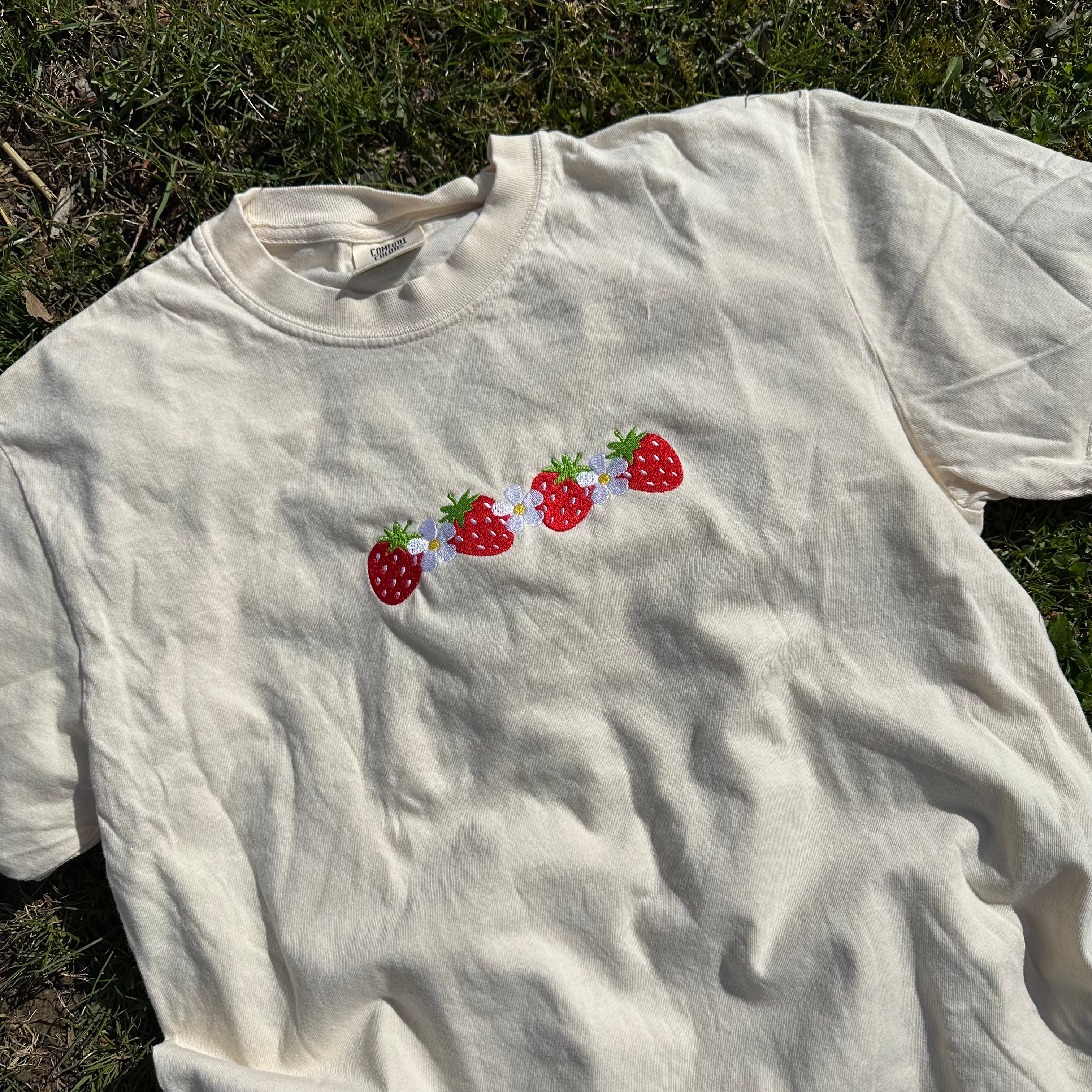 Strawberry Daisies T-Shirt