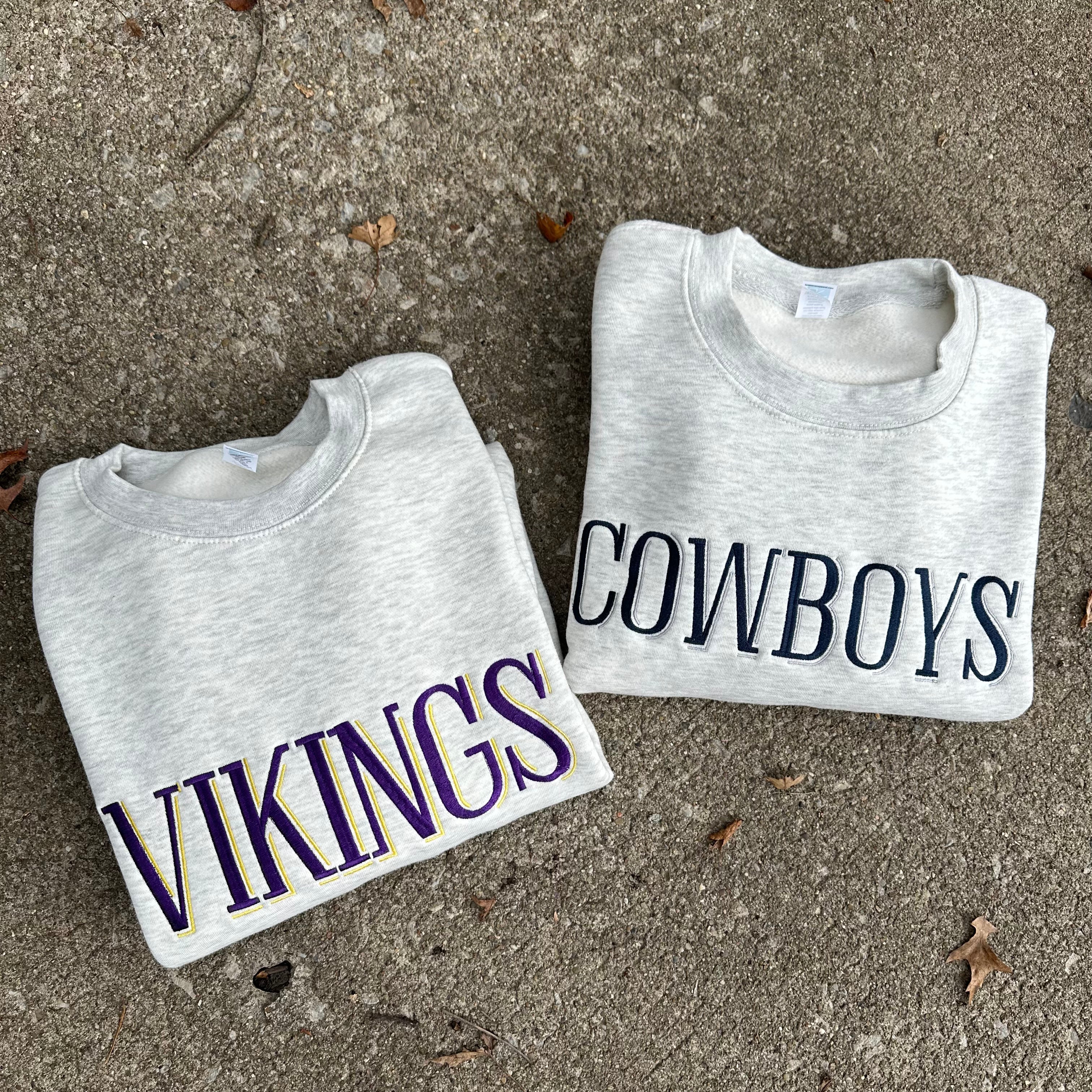 Embroidered Team Sweatshirt