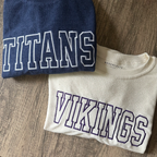 Embroidered Team Corded Crewneck