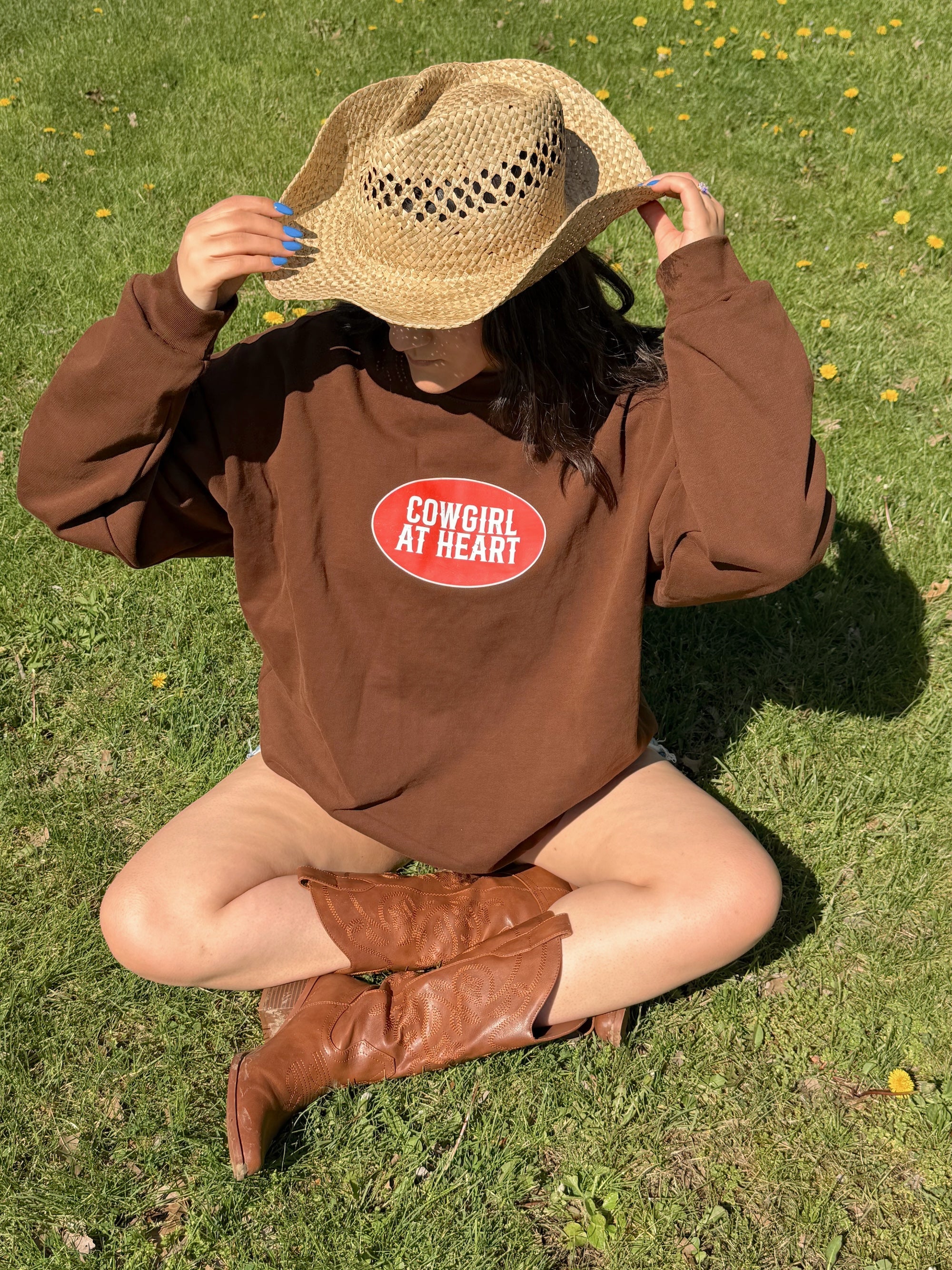 Cowgirl At Heart Sweatshirt