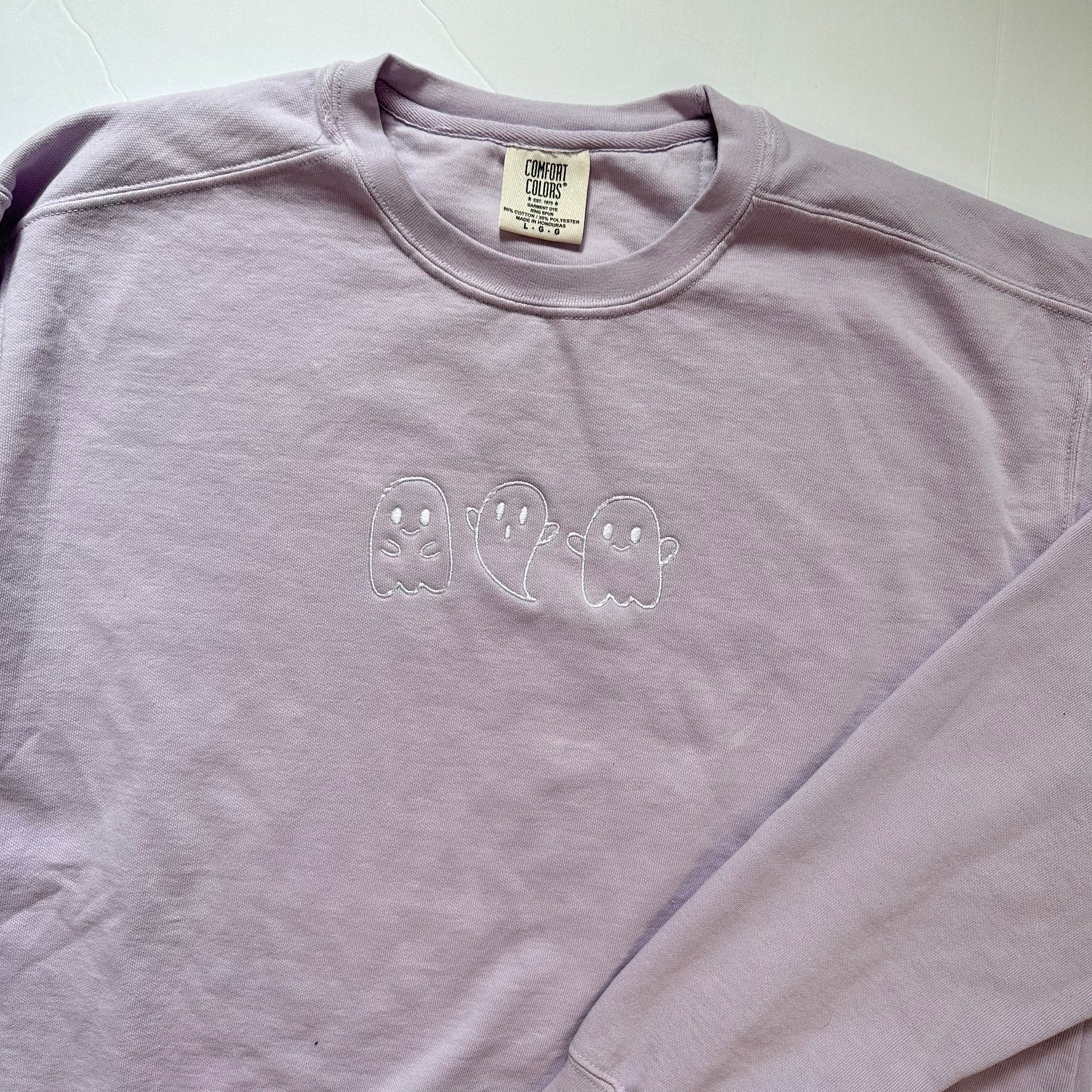 Embroidered Ghosts Crewneck