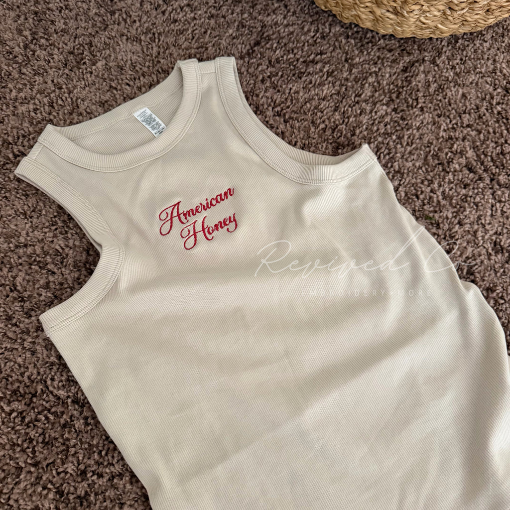 American Honey Rib Tank
