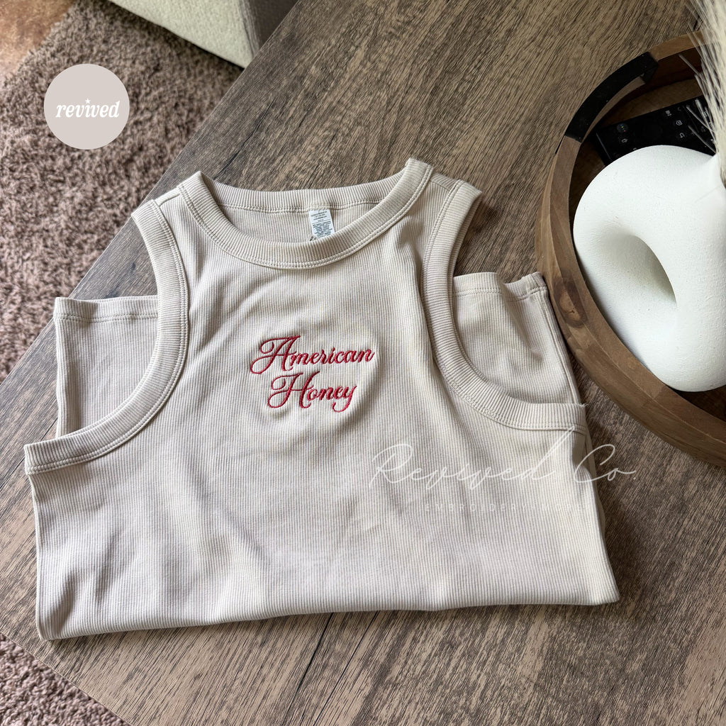 American Honey Rib Tank