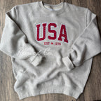 USA Appliqué Sweater