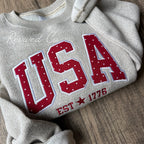 USA Appliqué Sweater
