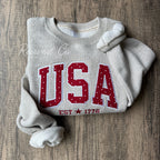 USA Appliqué Sweater