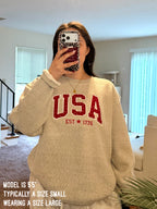 USA Appliqué Sweater