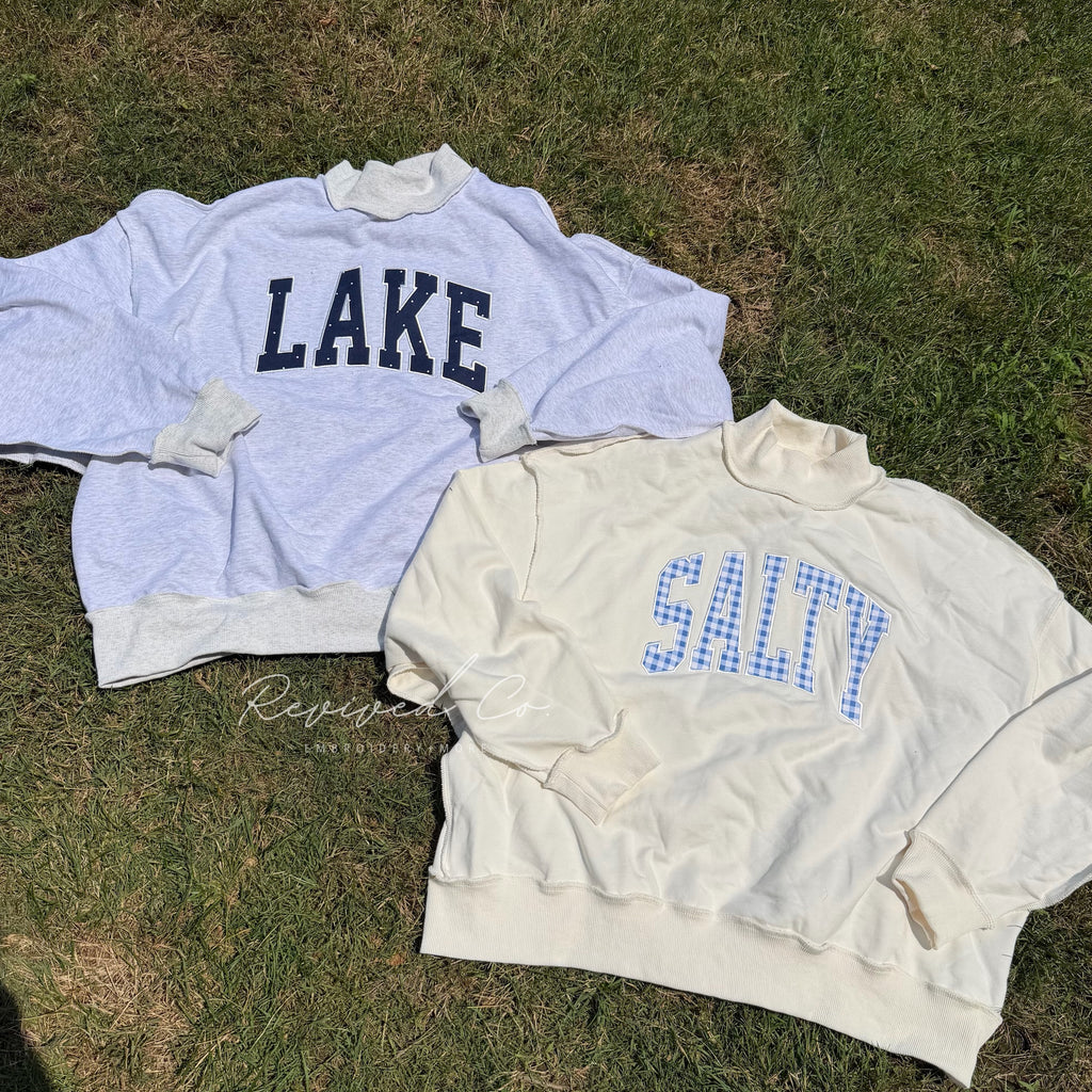 Salty Mockneck Sweatshirt