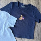 Patriotic Dog Rib Baby Tee