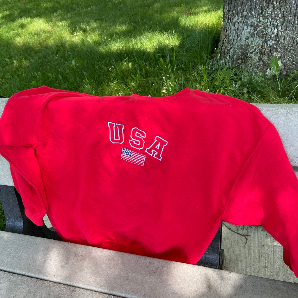 USA Embroidered Sweatshirt