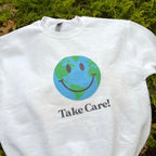 Take Care Earth Day Crewneck