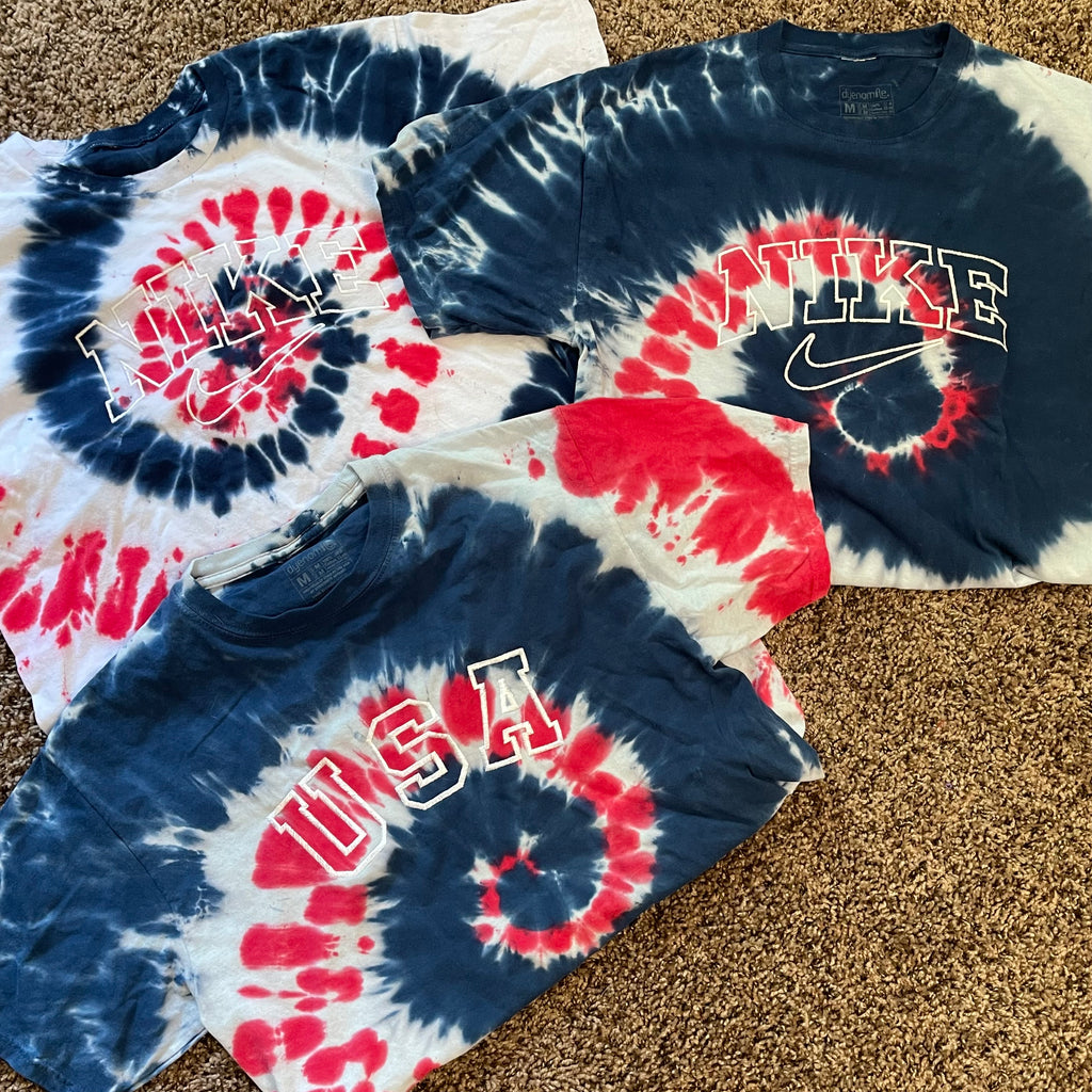 Tie Dye Spell Out T-Shirt